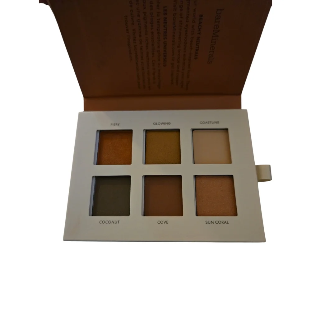 NIB bareMinerals Mineralist Talc Free Eyeshadow Palette Warmth Beachy Neutrals
